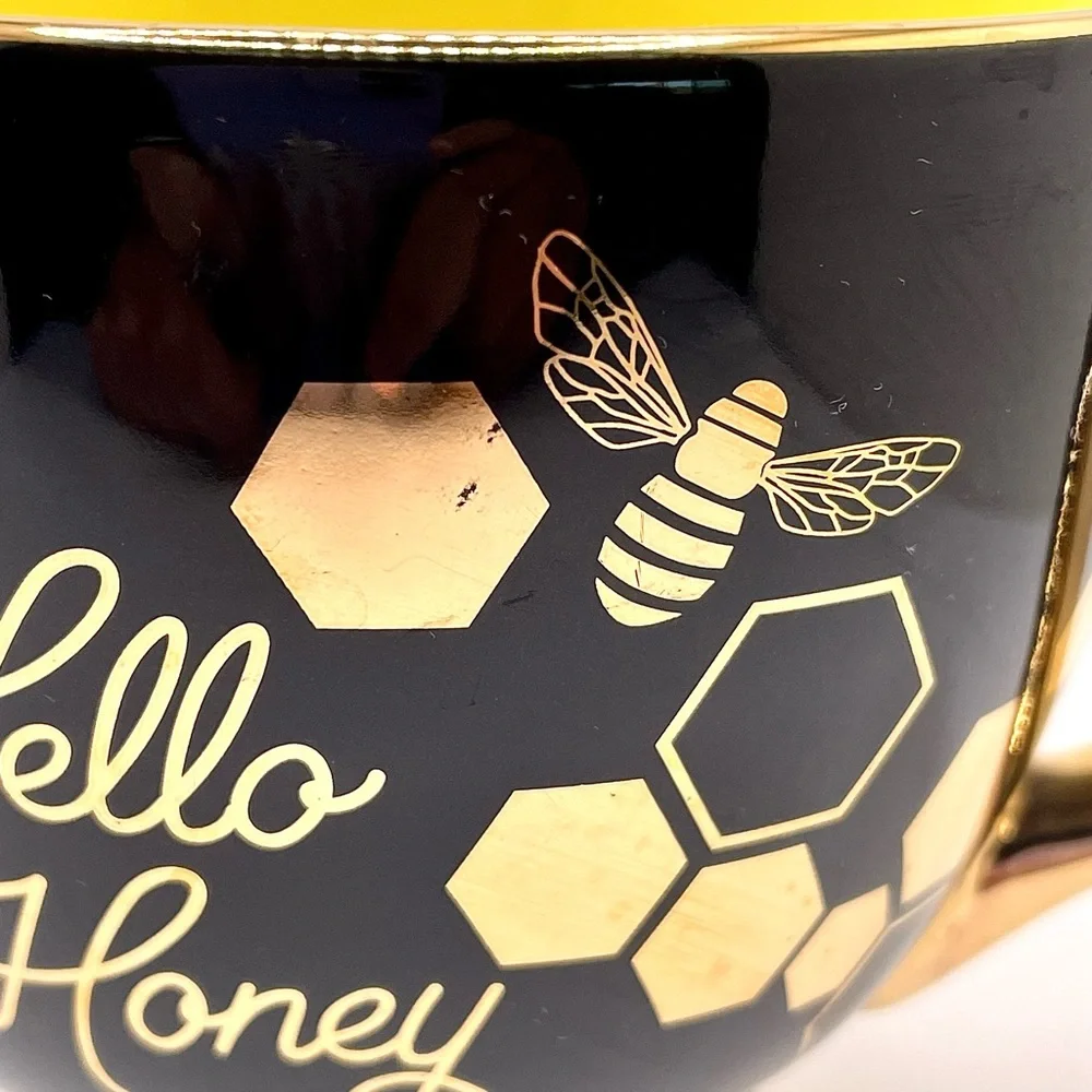 Paper Source “Hello Honey” Footed Mug With Bee